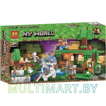 Конструктор Bela My World 11138 Битва за сокровища (327 деталей)